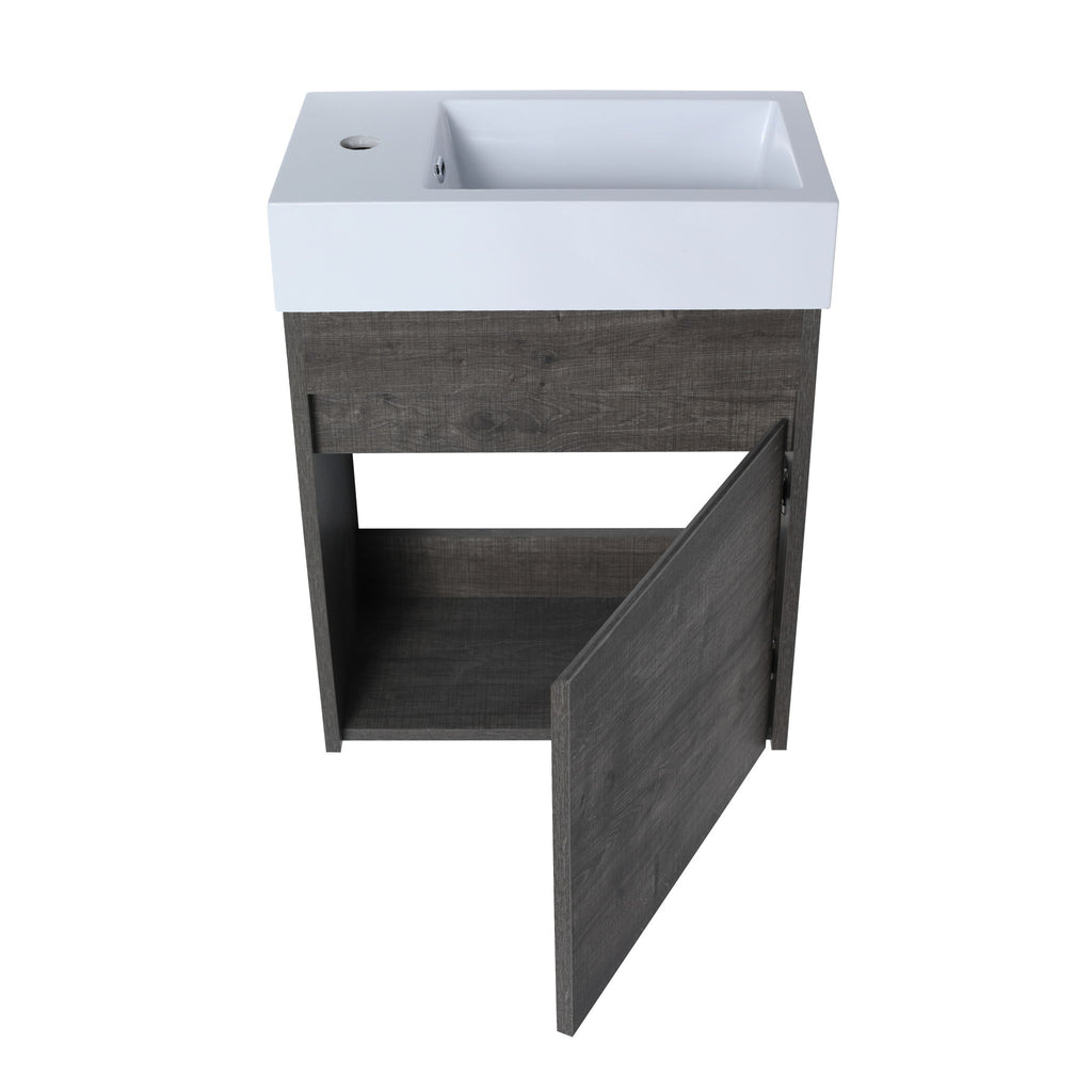 Sink Floating Bathroom Vanity With Soft Close Cabinet Door