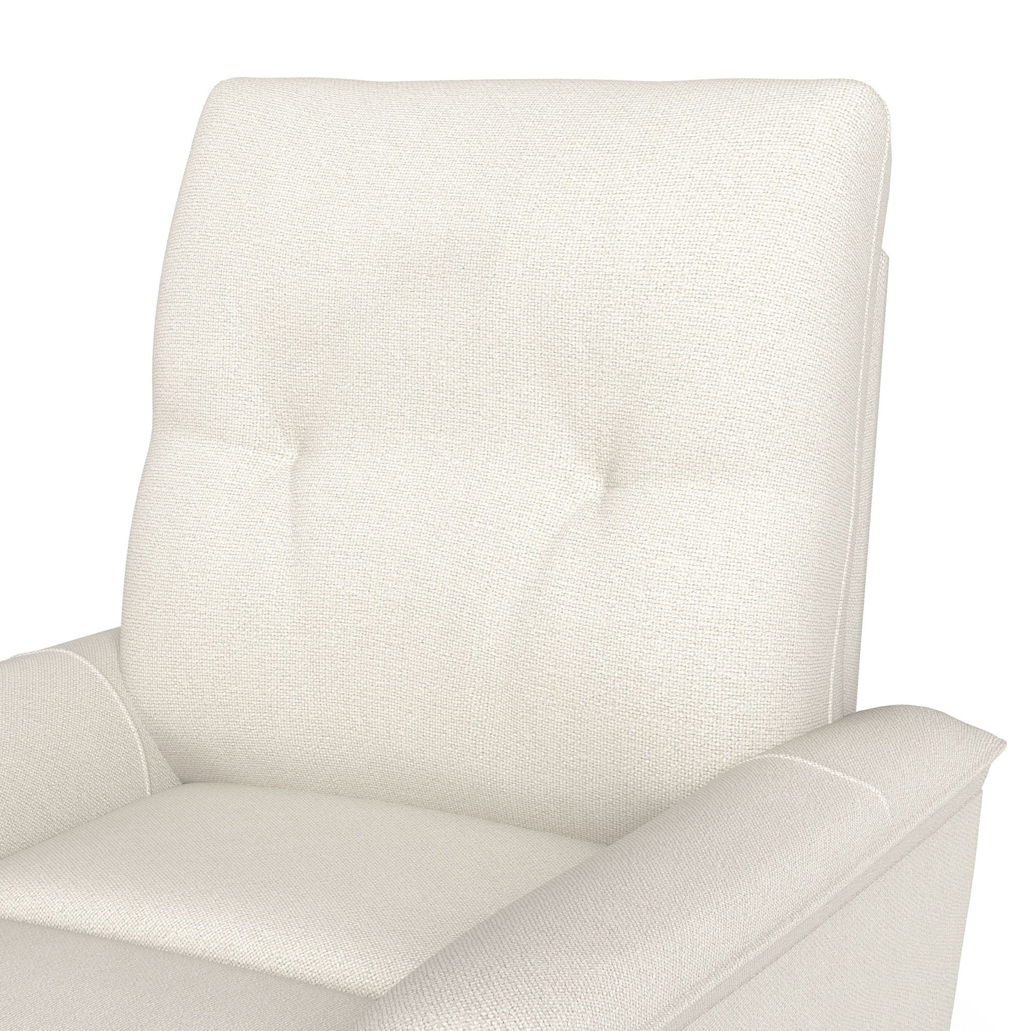 270° Power Swivel Rocker Recliner Chair With Phone Holder, Electric Glider Reclining Sofa With USB Ports For Living Room Bedroom - Beige