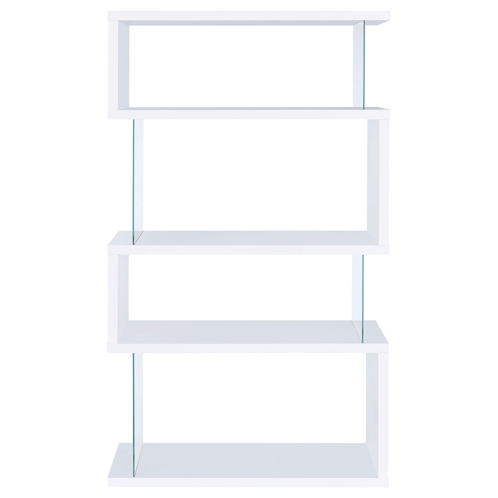 Elias - 4 Shelf Bookshelf With Zigzag Design