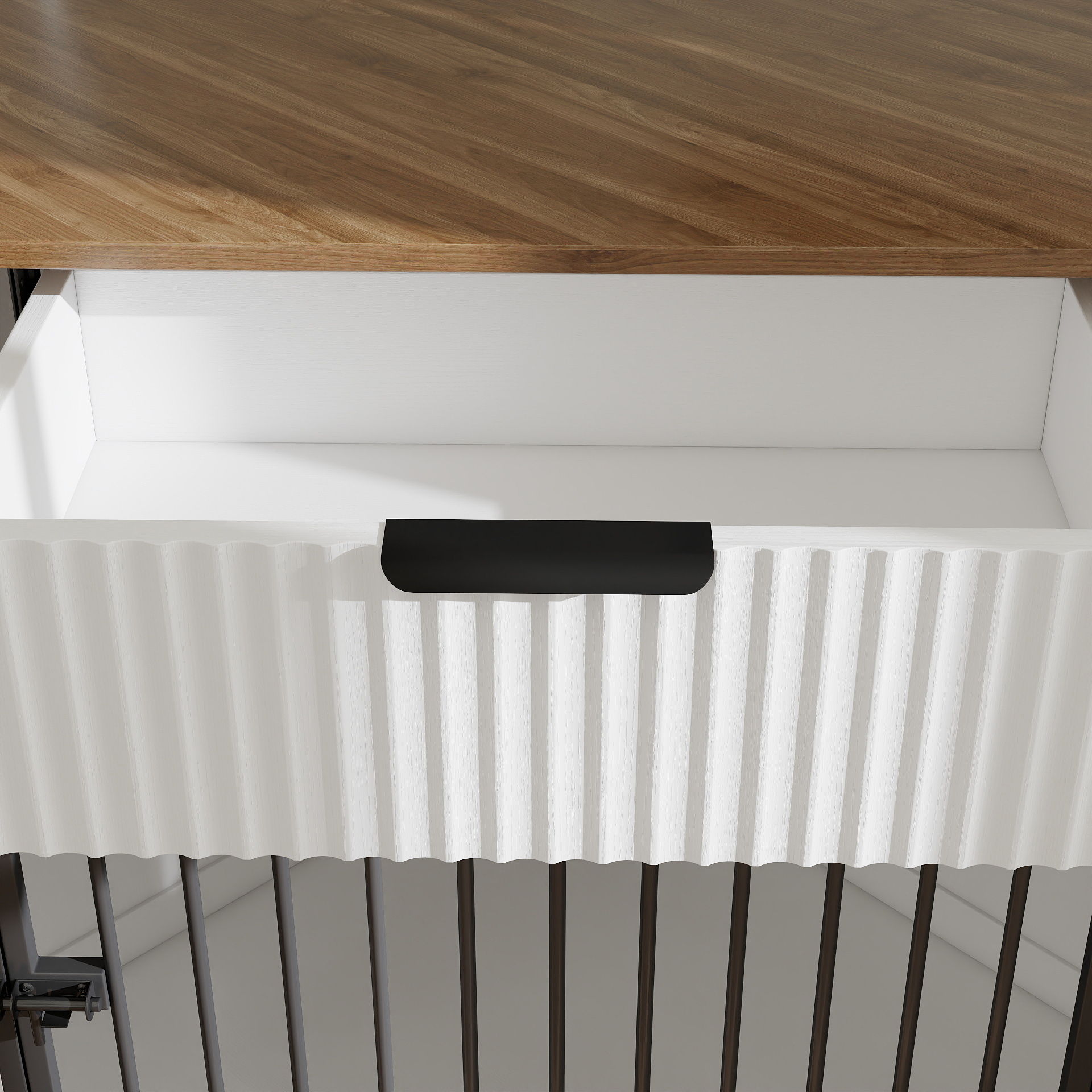 Corner Dog Crate