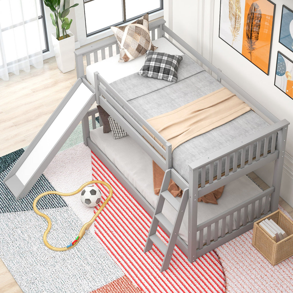 Bunk Bed & Convertible Slide And Ladder