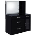 Kerr - 2 Drawer Makeup Vanity Table With Mirror And Stool