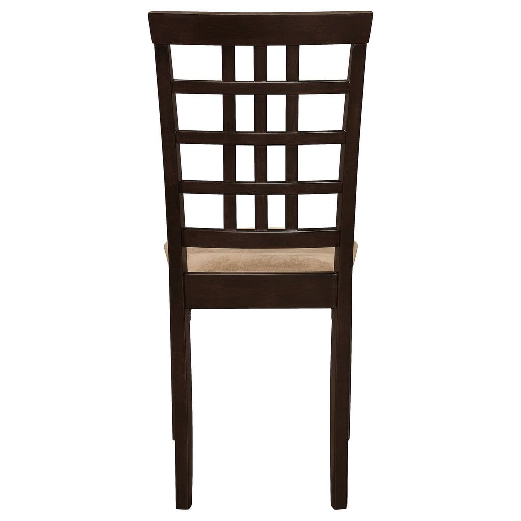 Vanetta - 3 Piece Dining Set With Drop Leaf Table And Chairs - Cappuccino