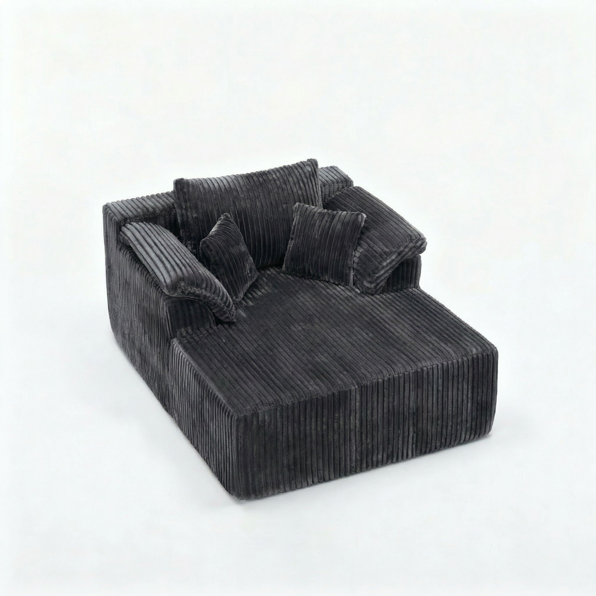 Chaise Lounge Chair, Deep Seat Sleeper Couch For Living Room