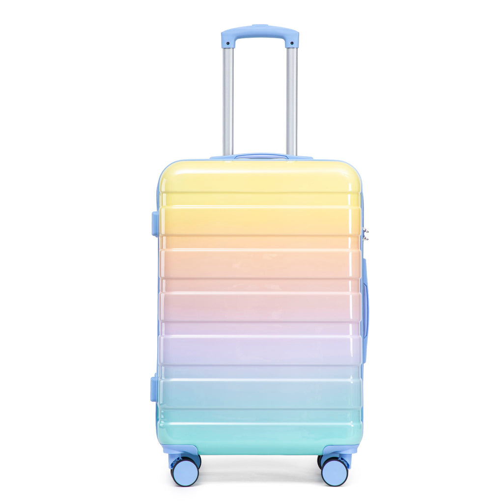 Luggage Set 20" /24" /28" With Combination Lock And Silent Wheels