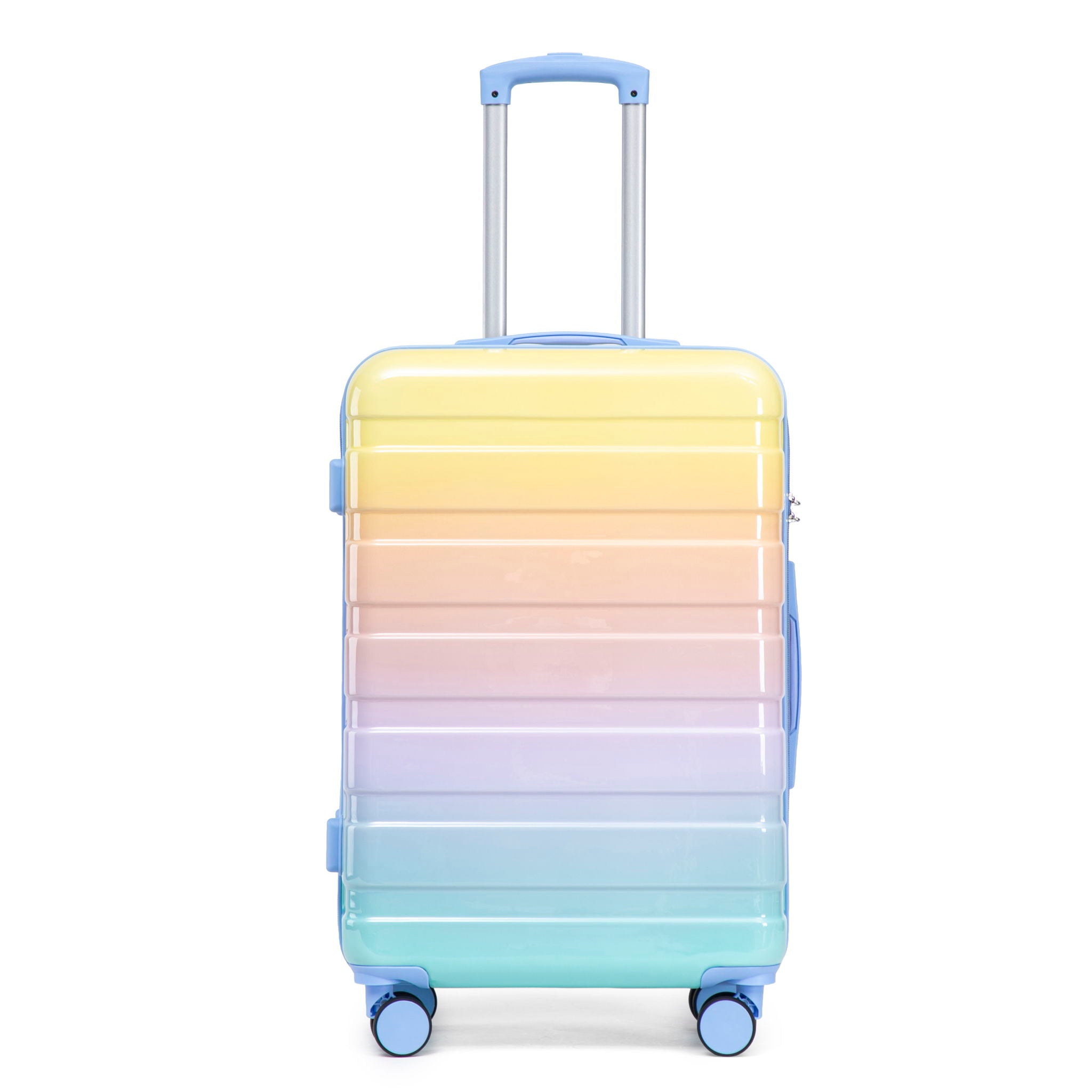 Luggage Set 20" /24" /28" With Combination Lock And Silent Wheels