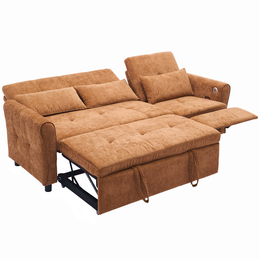 3 Seater Sofa Bed And Reversible Recliner