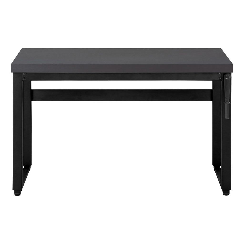 Computer Desk, Home Office, Standing, Adjustable, Laptop, Contemporary & Modern - Gray