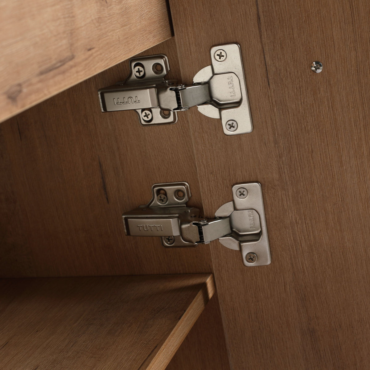 60" Freestanding Bathroom Vanity With Double Sink, Soft Close Doors, 3 Drawers - Imitative Oak