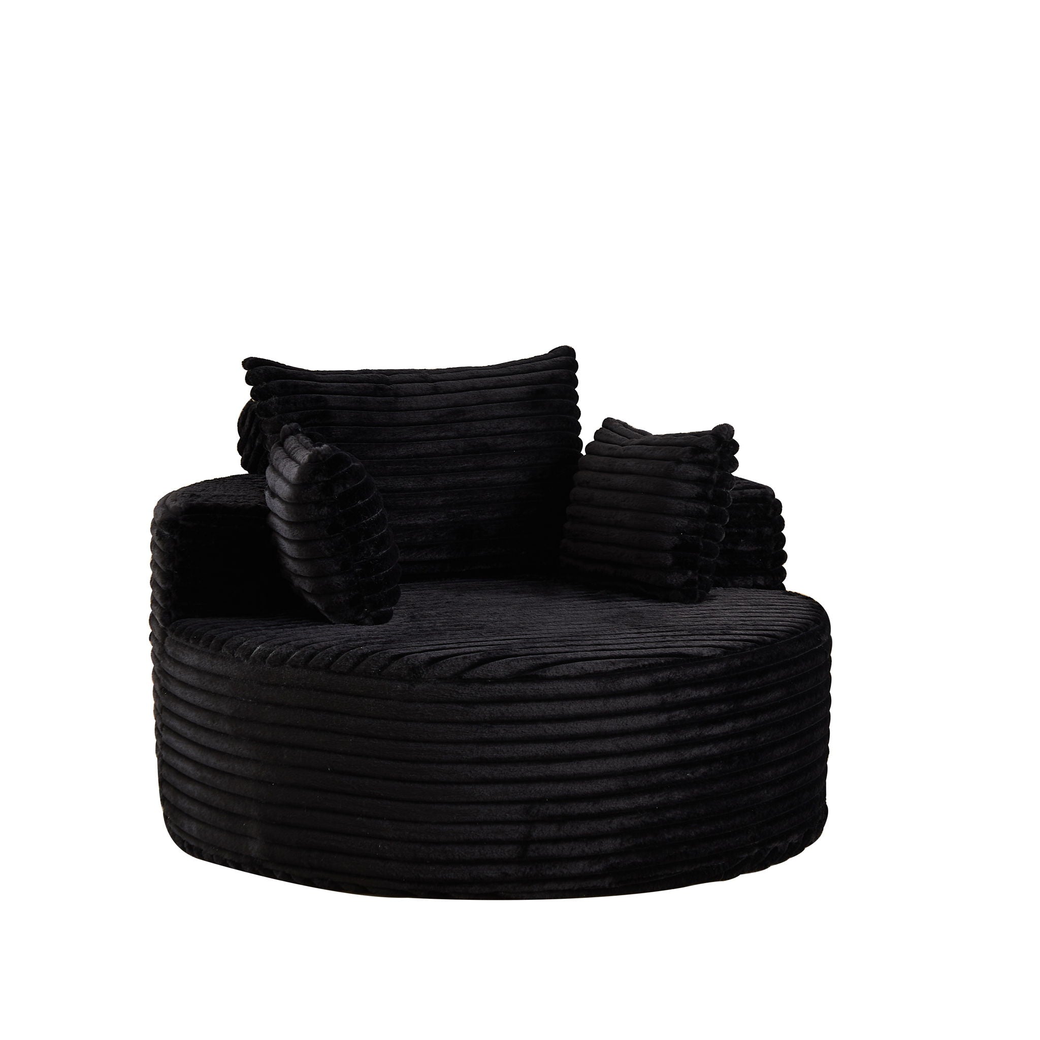 Modern Single Sofa With Backrest Pillow For Living Room