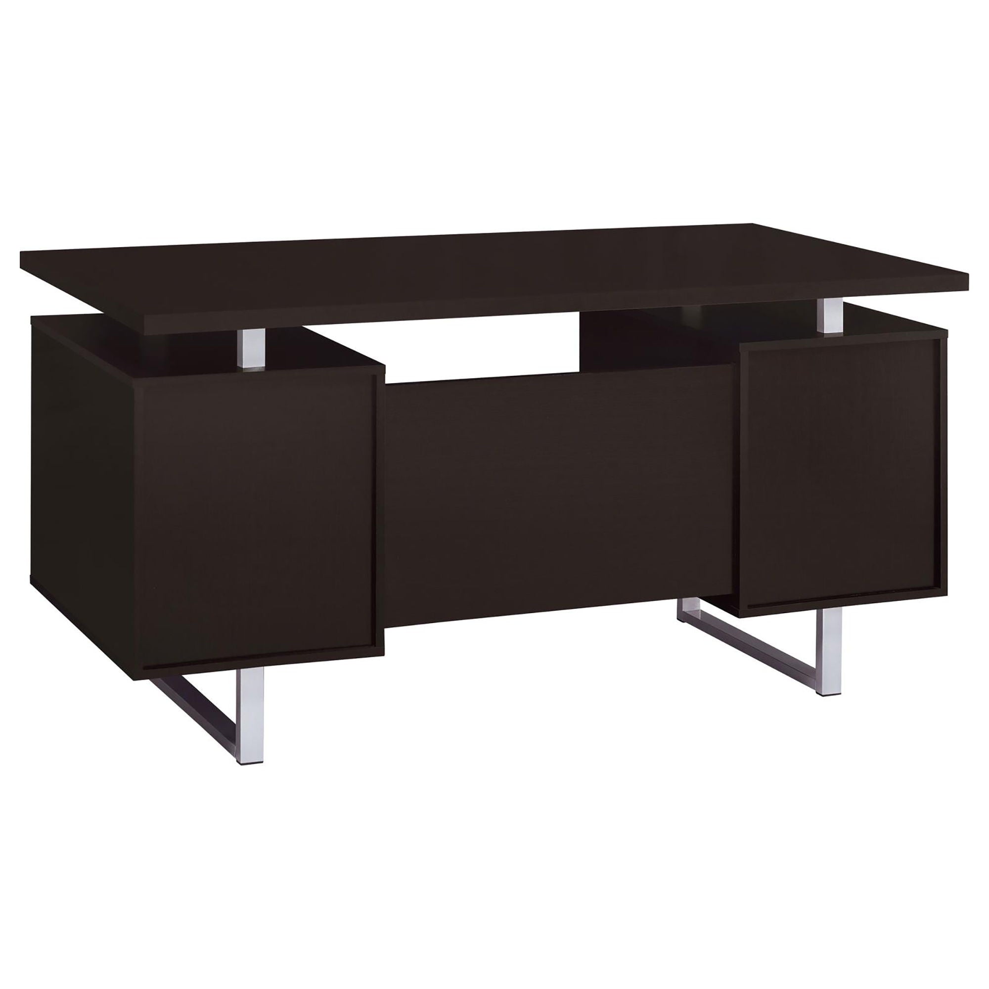 2 Drawer Floating Top Office Desk