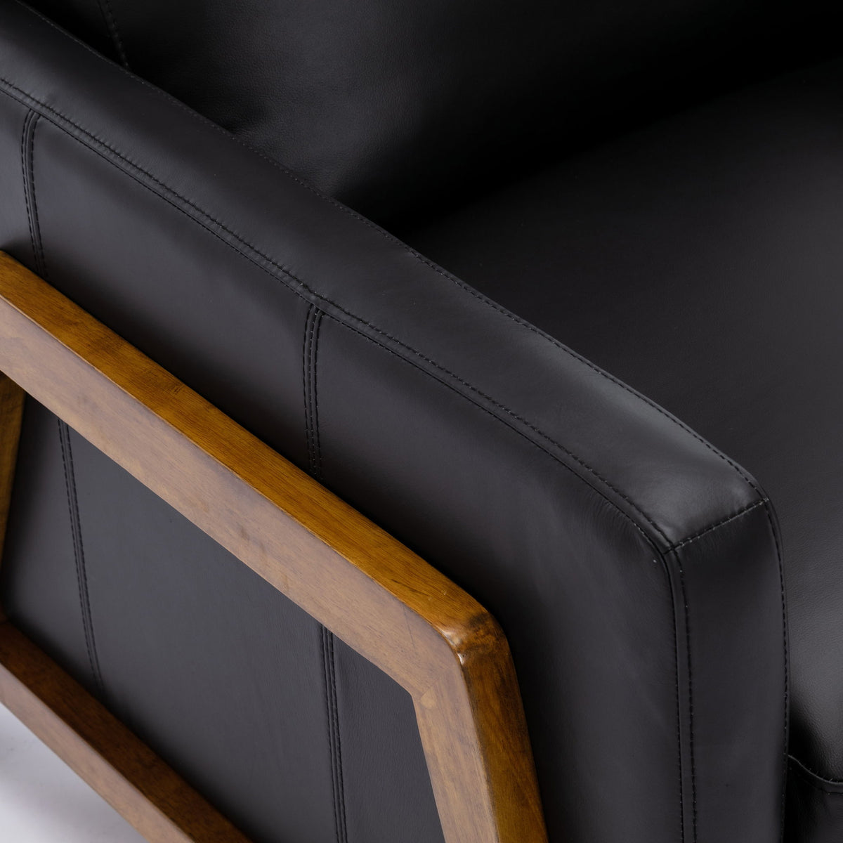 Richland - Push Back Recliner Chair - Black