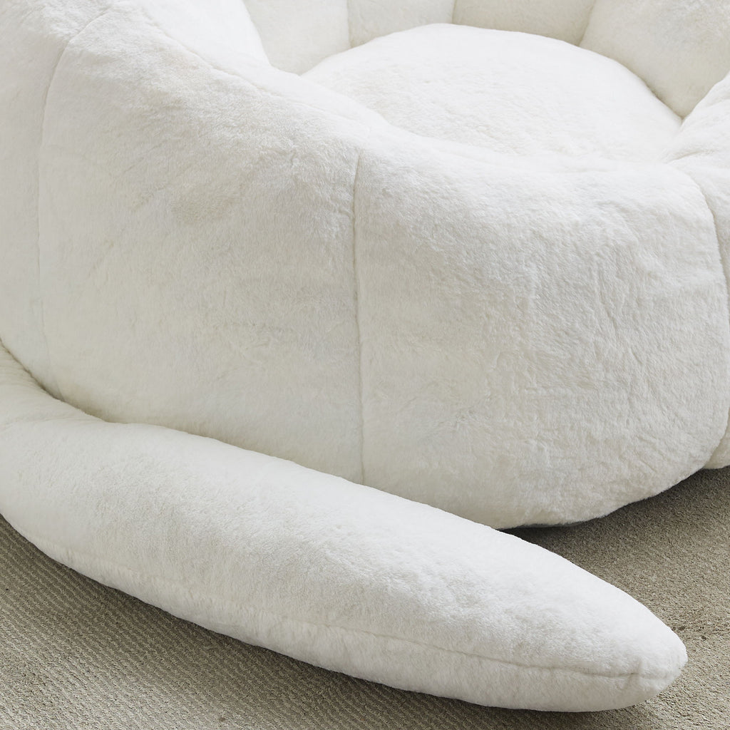 Cat Shaped Bean Bag Sofa With Long Tail