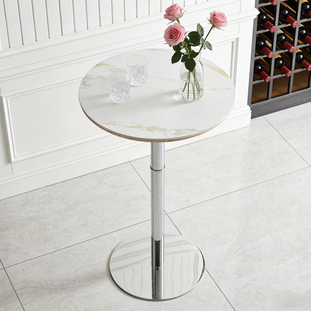 Contemporary Circular Bar Table