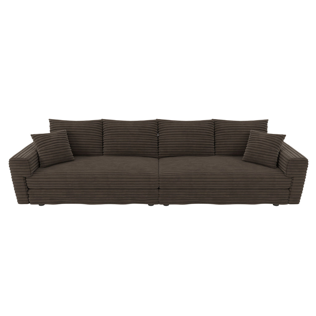 4 Seat Sofa, Deep Seat Couches With Soft Pillows