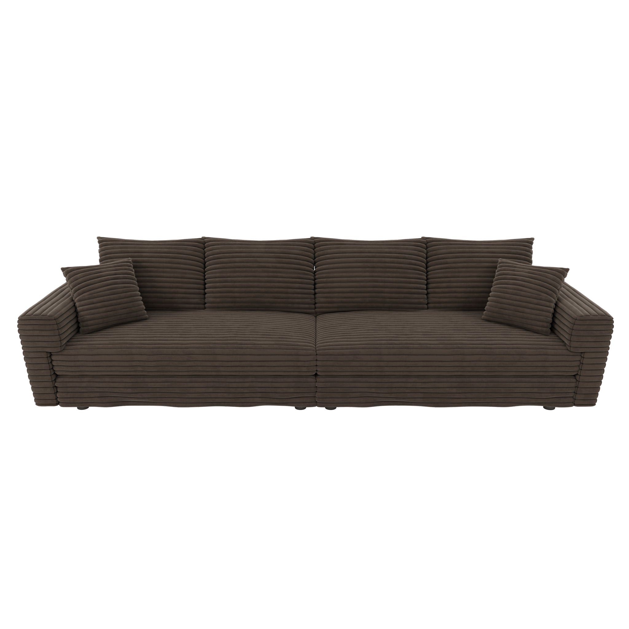 4 Seat Sofa, Deep Seat Couches With Soft Pillows