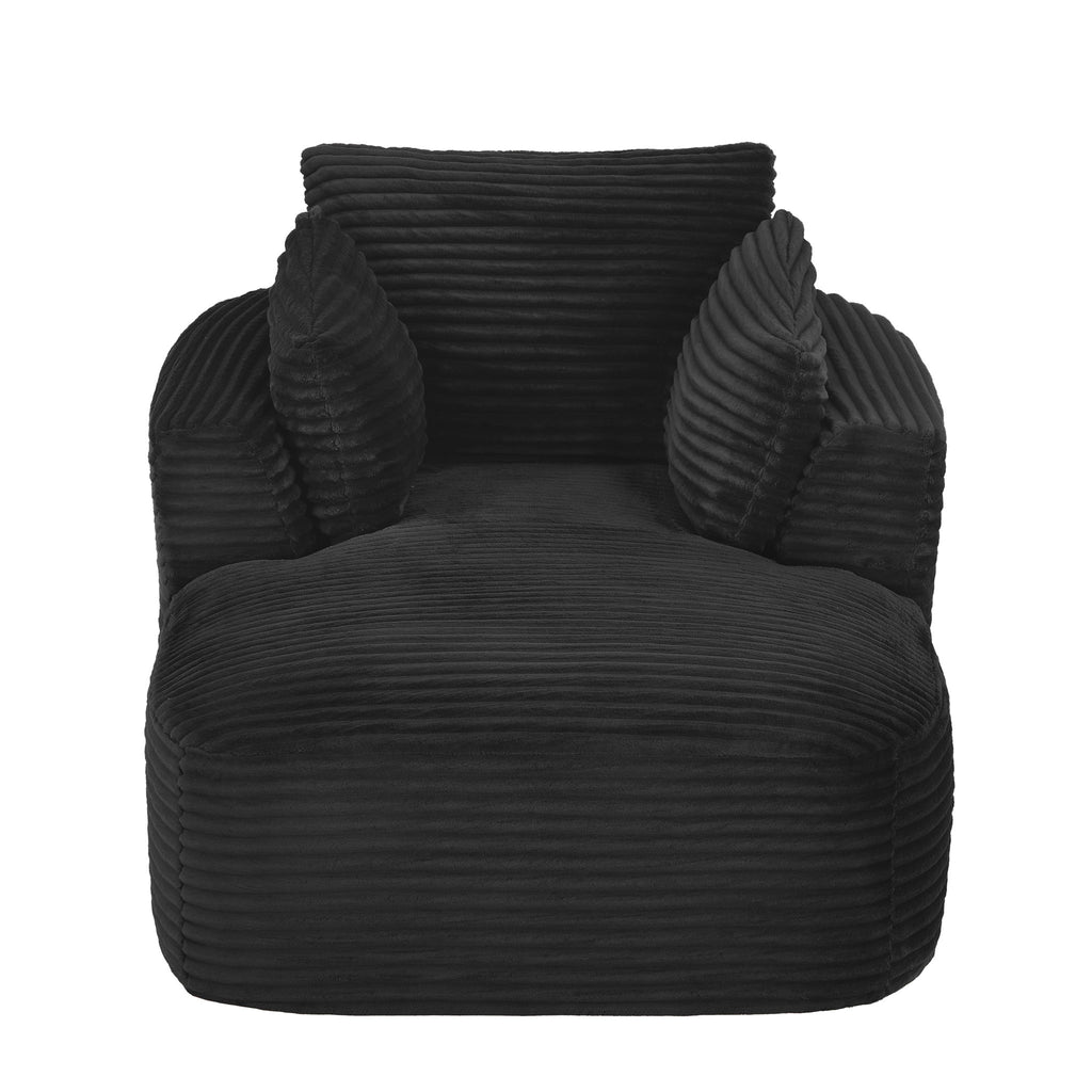 Oversized Chaise Lounge Chair Indoor - Black