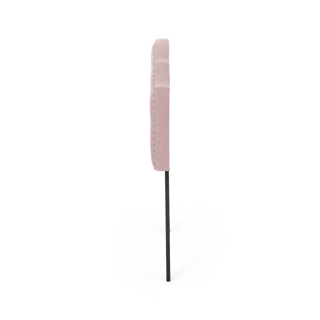 Flanner - Contemporary Fabric Upholstered Twin Headboard - Blush