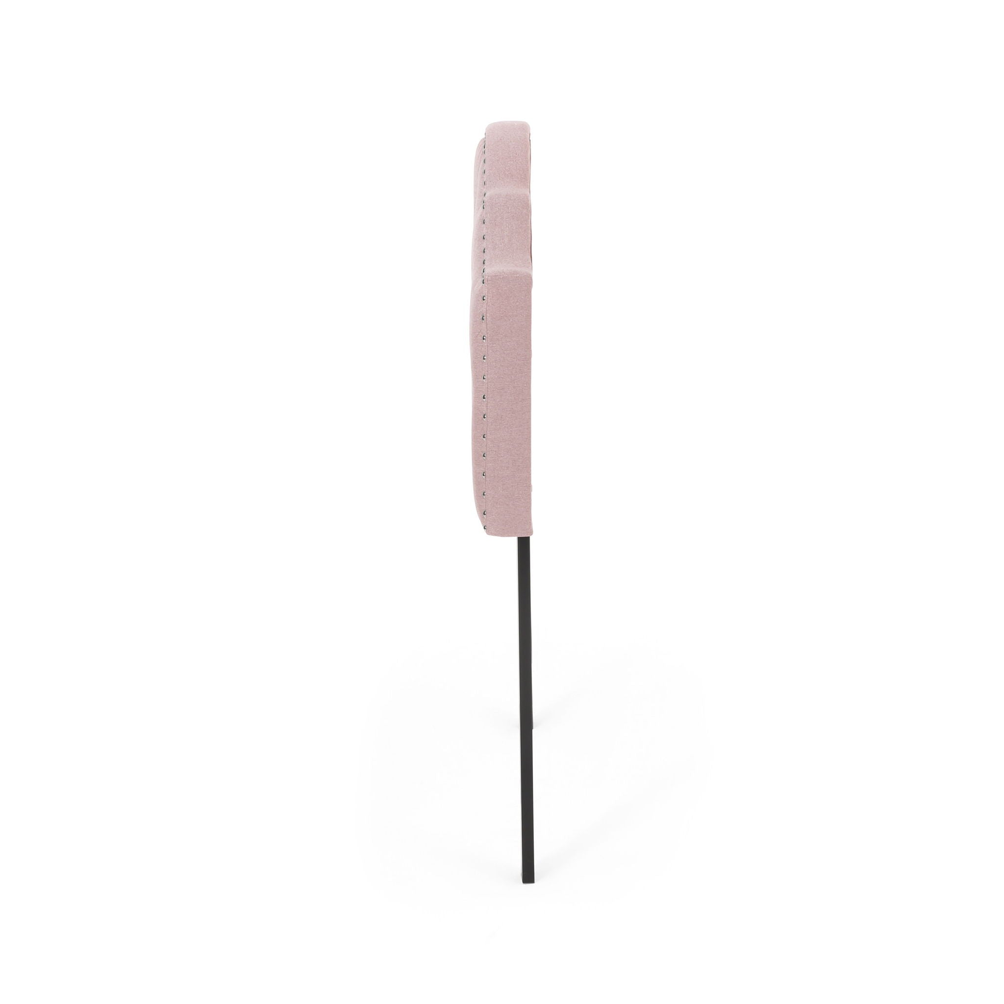 Flanner - Contemporary Fabric Upholstered Twin Headboard - Blush