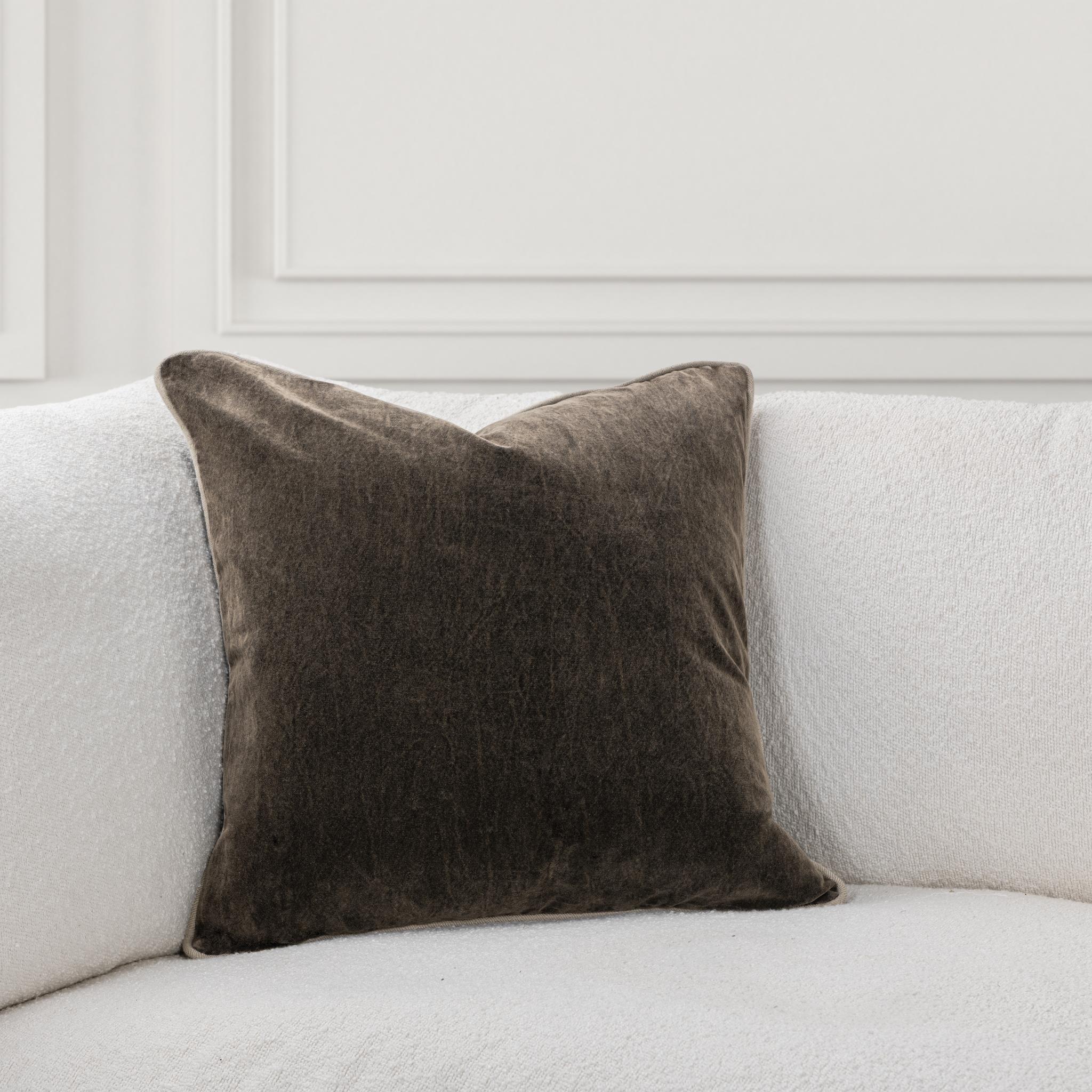 Heirloom Velvet - SLD Pillow - Dark Clove
