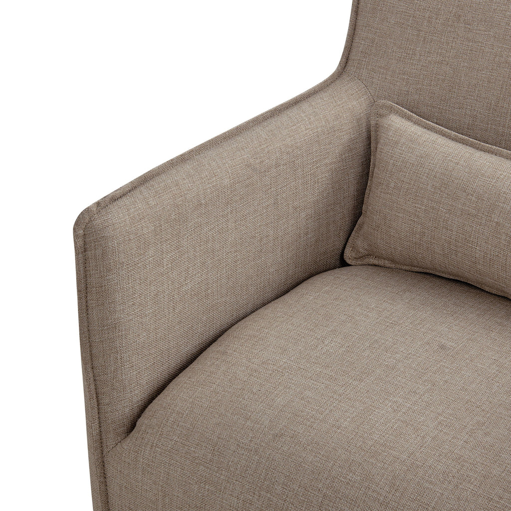 Ayla - Swivel Accent Chair With Matching Lumbar Pillow