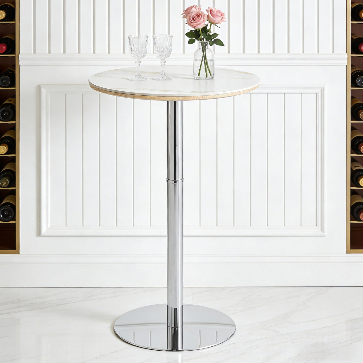 Contemporary Circular Bar Table
