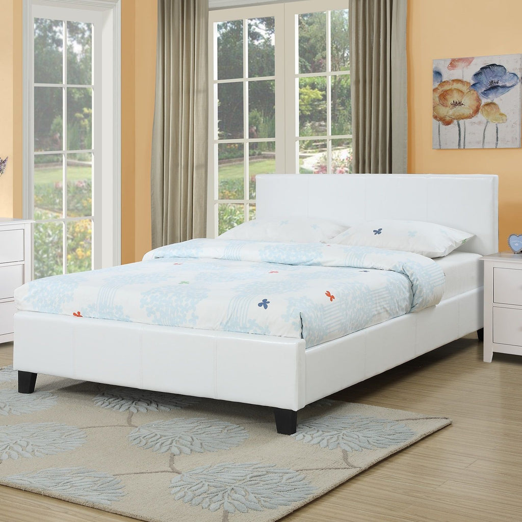 Upholstered Bed With Adjustable Headboard