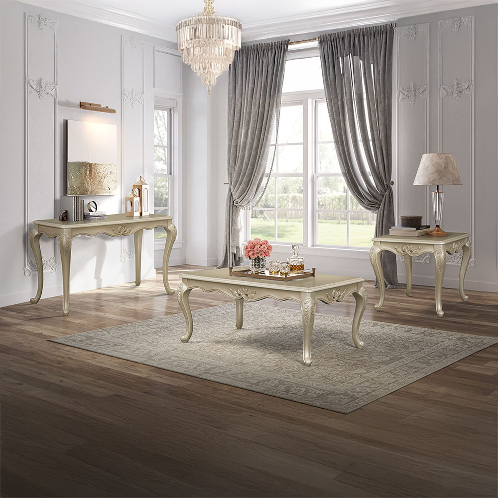 Libertee - End Table - Champagne
