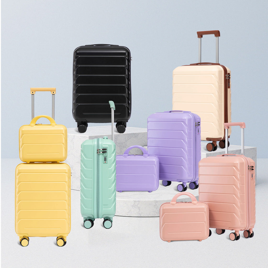 Spinner Luggage Set With Combination Lock