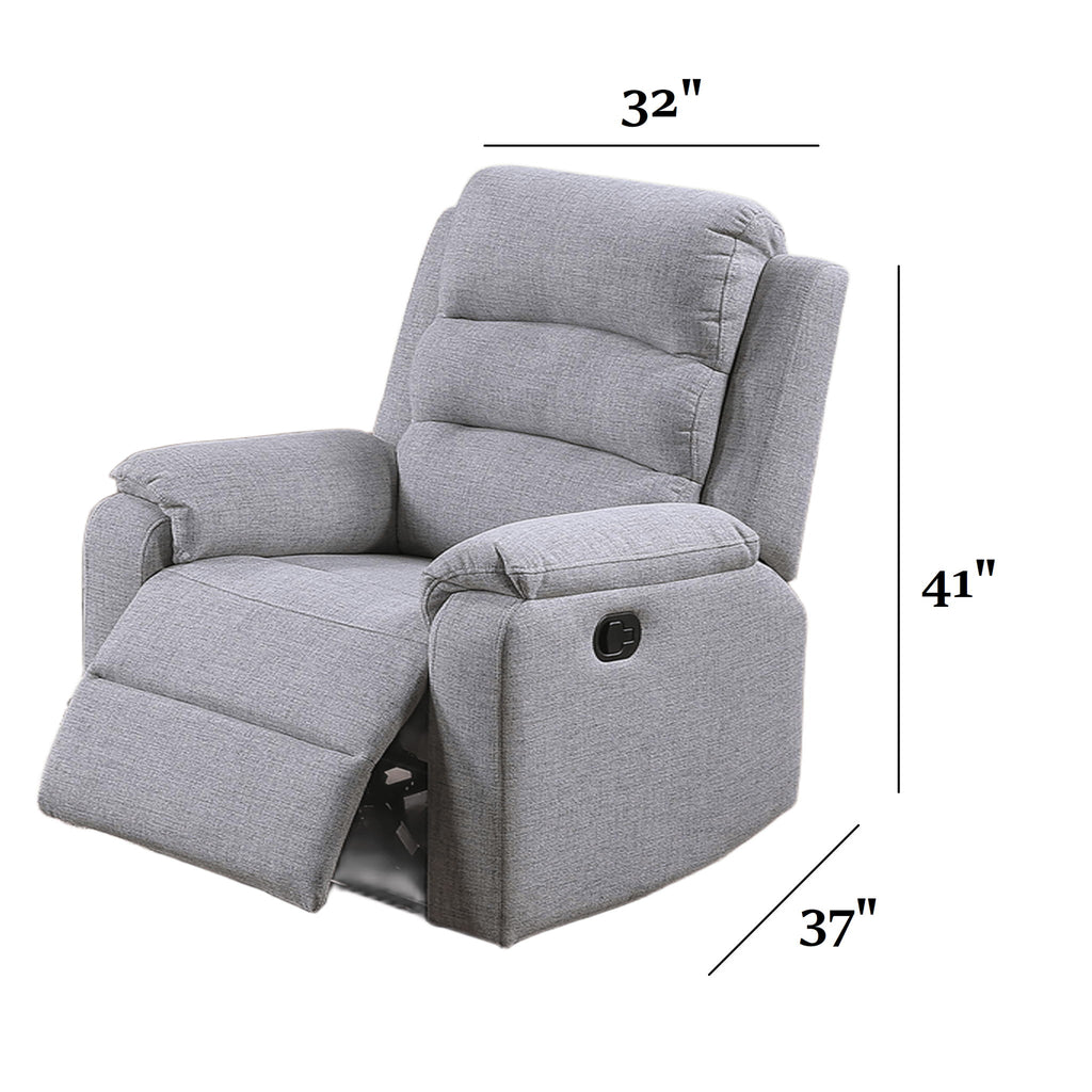 2 Piece Living Room Set With Manual Reclining Loveseat And Recliner