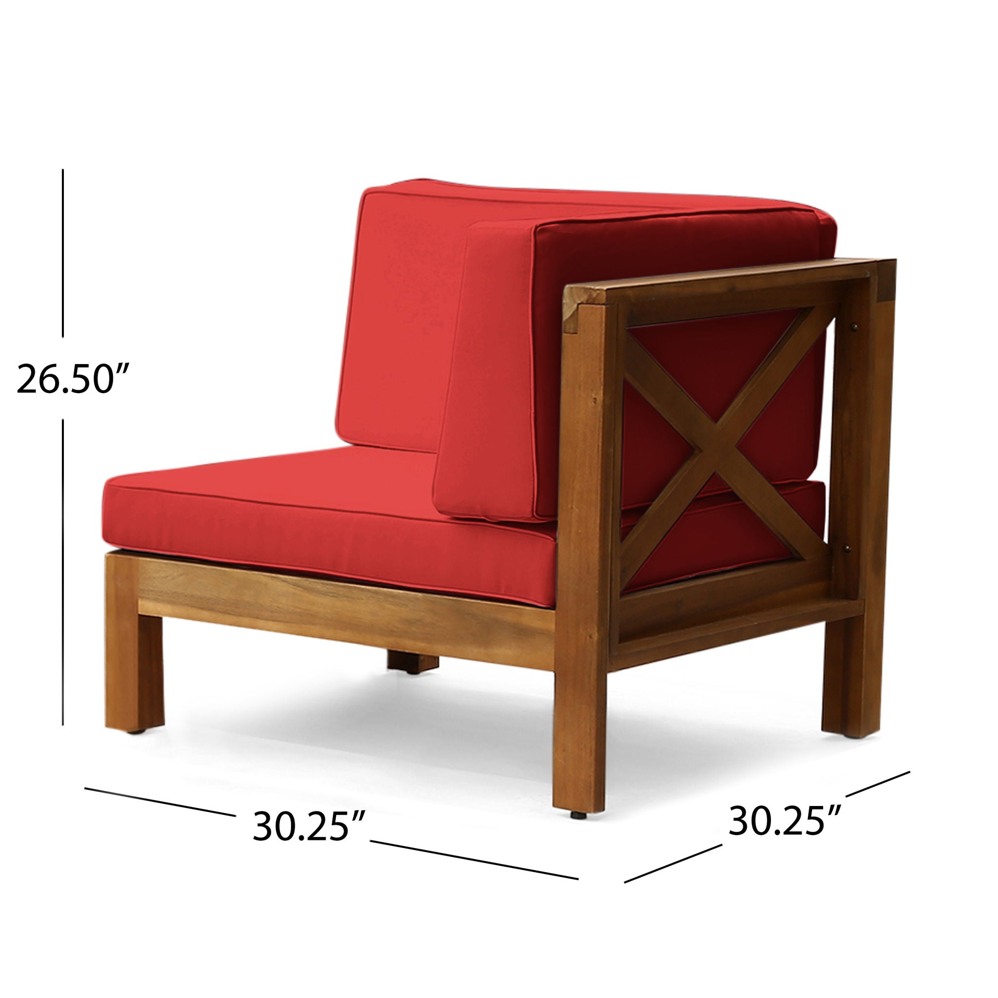 Brava - X Back Arm Chair