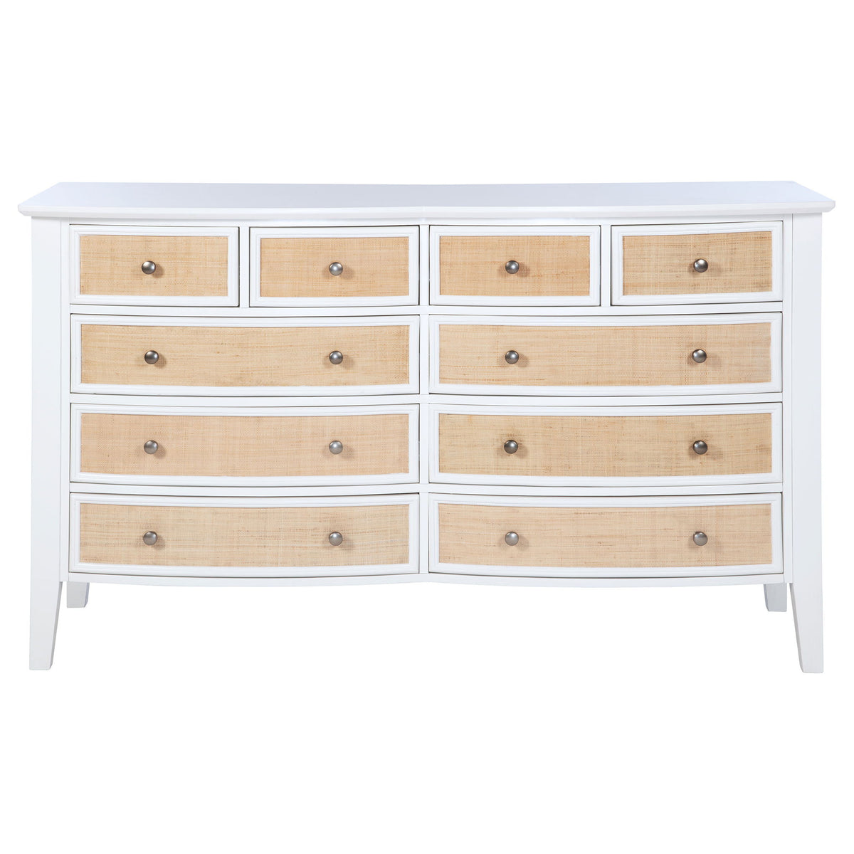 Talia - 10 Drawer Dresser Cabinet - White
