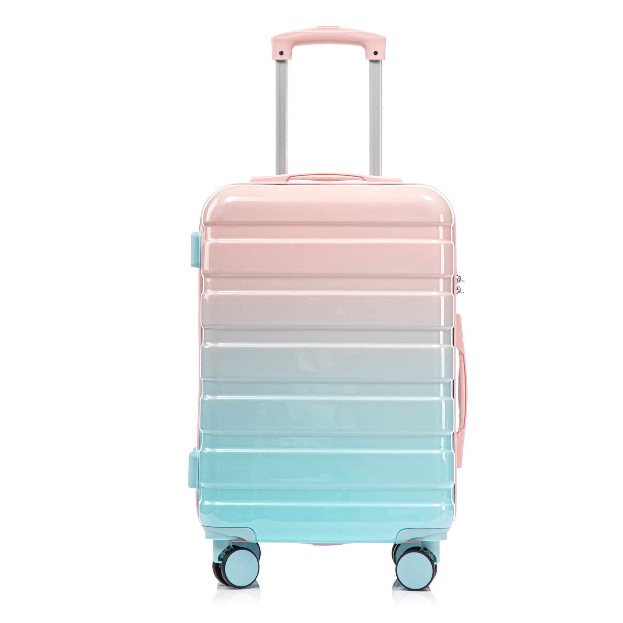 Luggage Set 14" / 20" With Combination Lock And Cosmetic Case