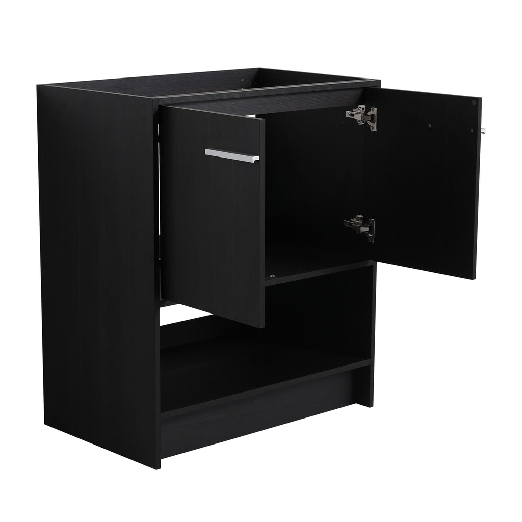 Modern Freestanding Bathroom Vanity With 2 Doors