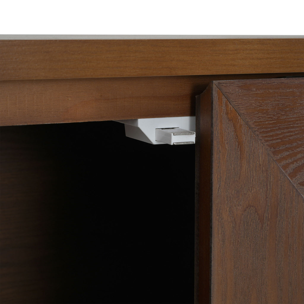 Tamid - Modern Wide Handcrafted Sideboard With Adjustable Shelves