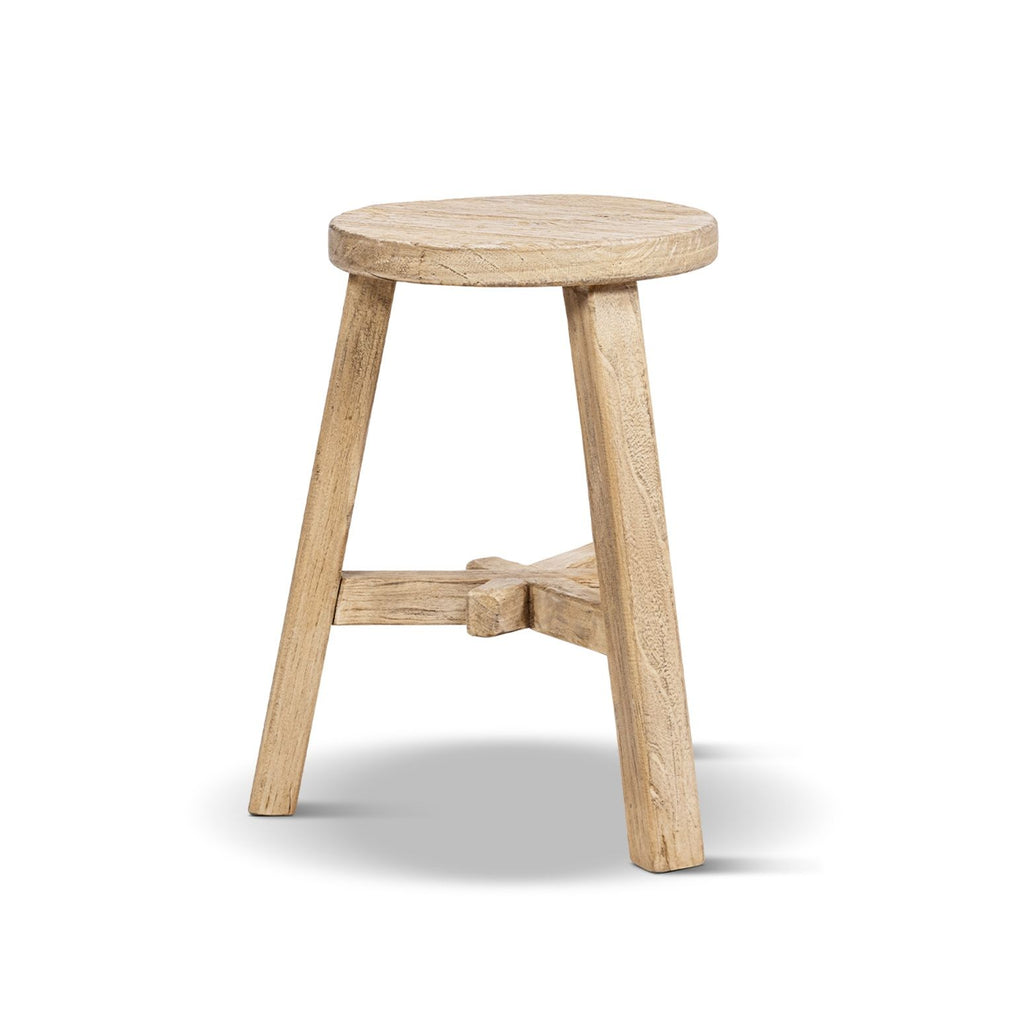 Linden - Round Stool - Light Brown
