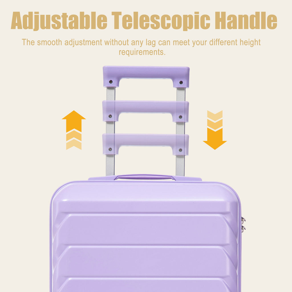 Hard Shell Travel Luggage With Scratch Resistant Surface