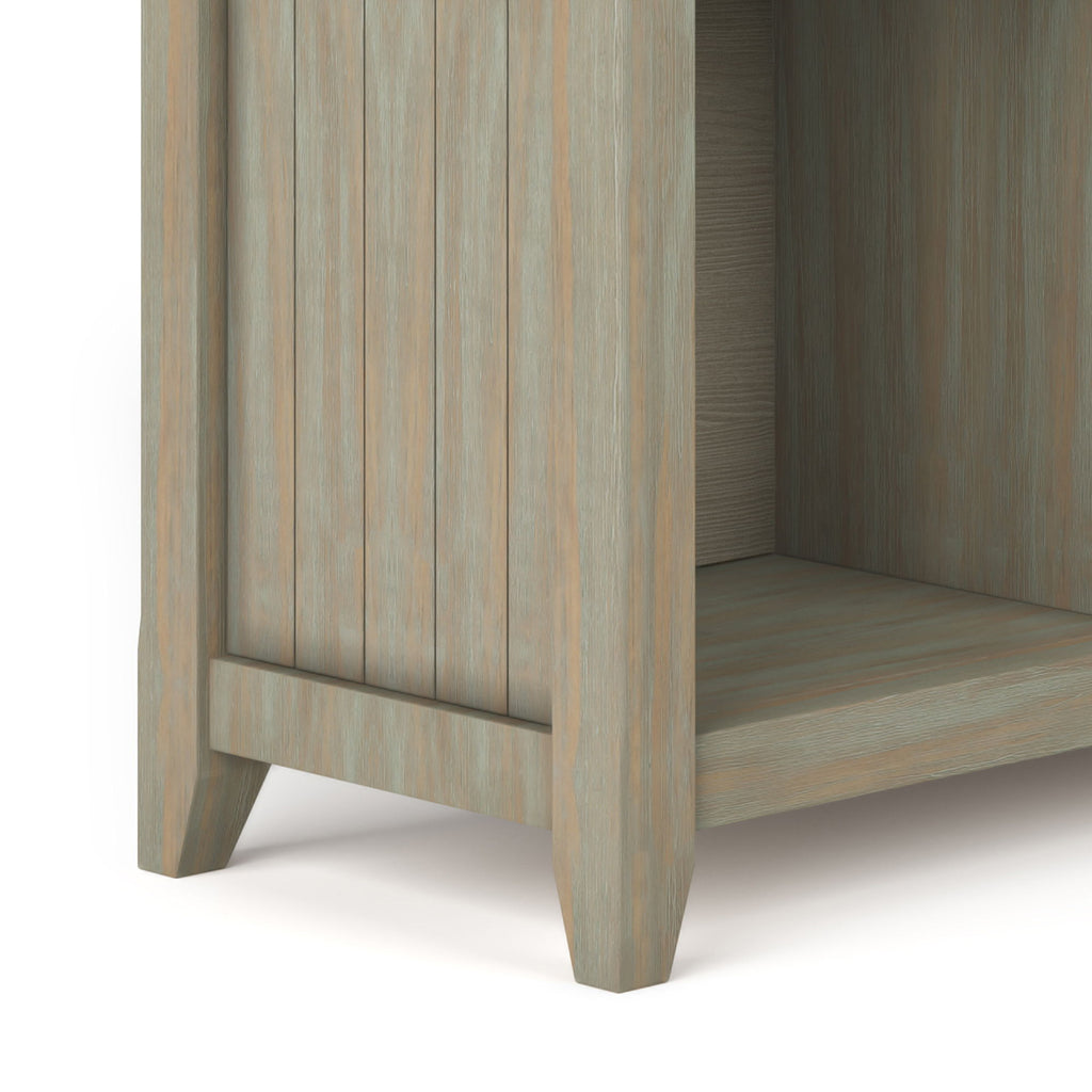 Acadian - 8 Cube Storage Sofa Table - Light Brown