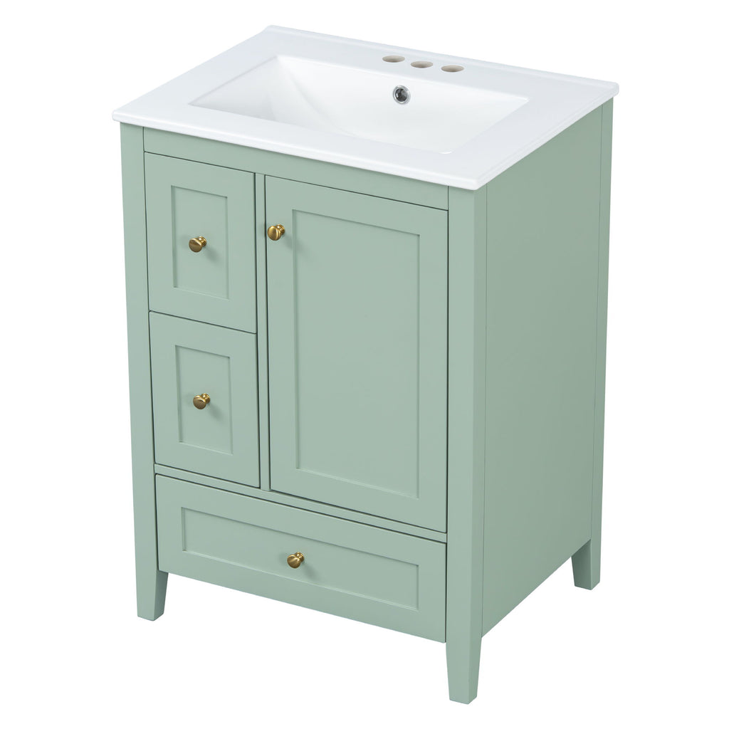 Bathroom Vanity With Storage, Removable Dividers