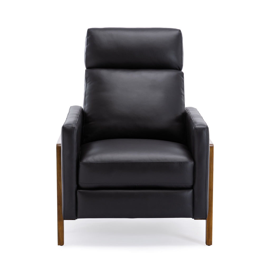Richland - Push Back Recliner Chair - Black