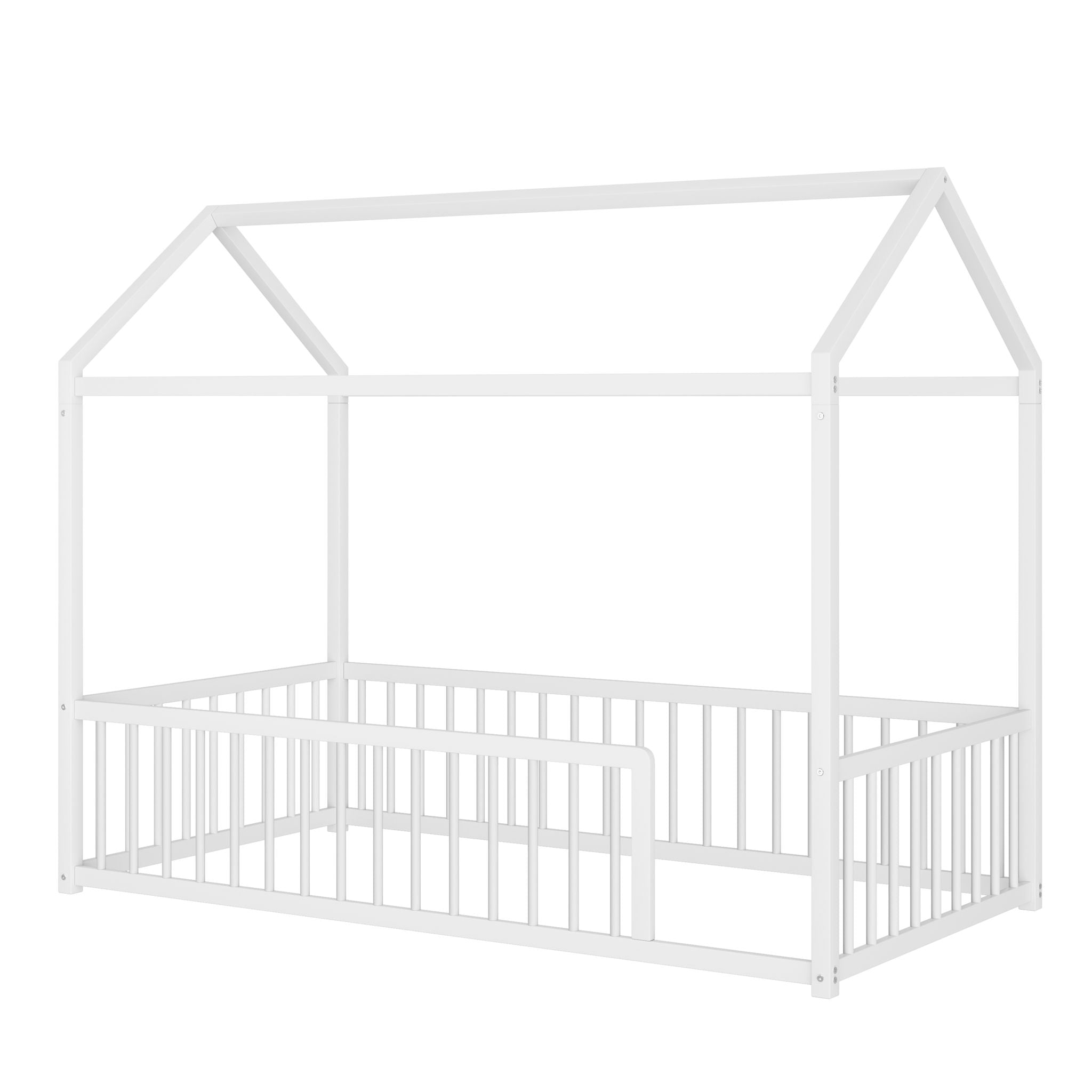Montessori Floor Bed Frame With House Shape