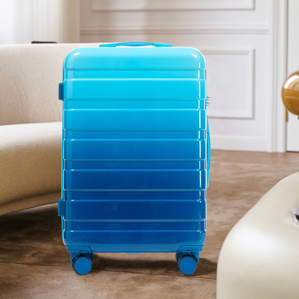 Luggage Set 20" /24" /28" With Combination Lock And Silent Wheels