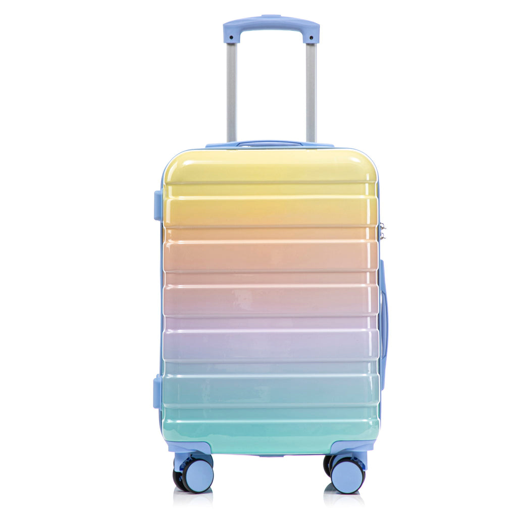 Luggage Set 14" / 20" With Combination Lock And Cosmetic Case