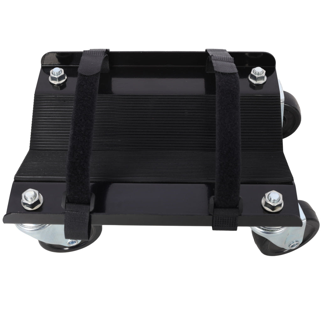 Heavy Duty Snowmobile Dolly With V Slide And Swivel Casters Steel, 1500Lbs Capacity