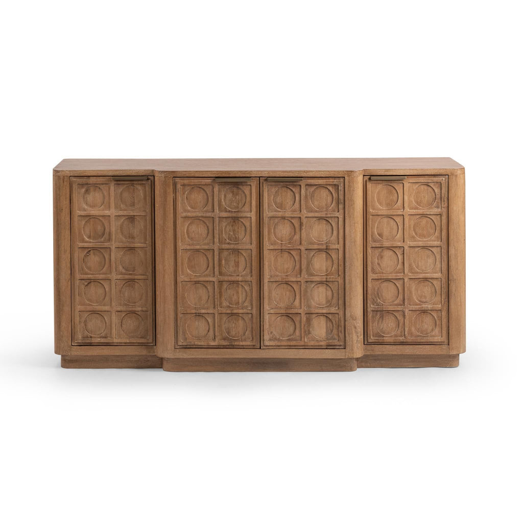 Cleveland - 4 Door Cabinet - Santy Taupe