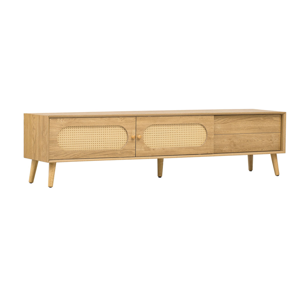 TV Stand For TVs Up To 80", Media Console, Cabinet - Natural