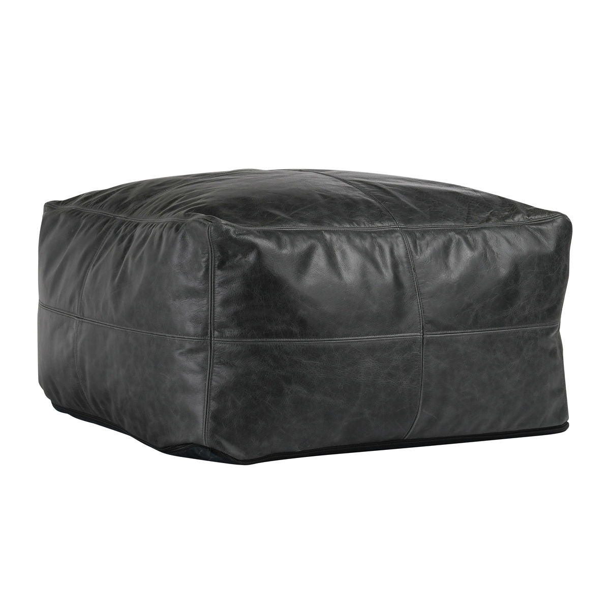 Kona - Leather Pouf