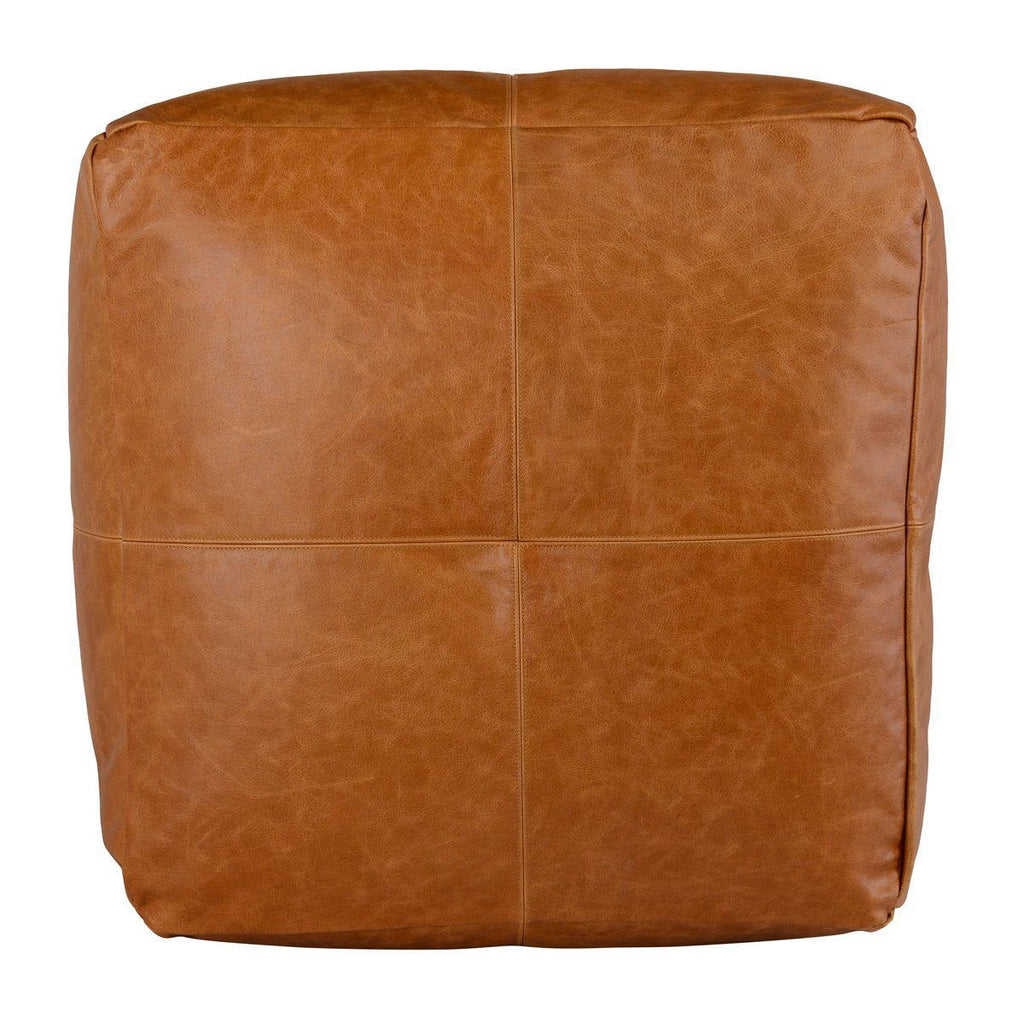 Kona - Leather Pouf