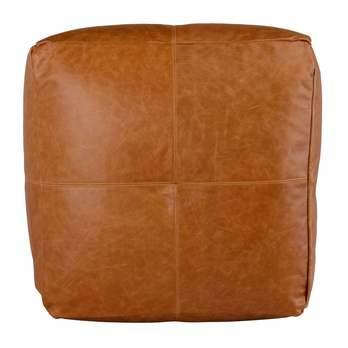 Kona - Leather Pouf