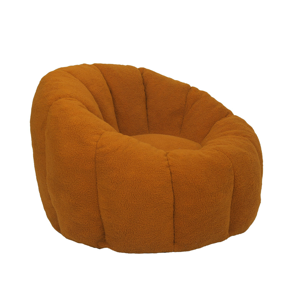 Bean Bag Chair, Lazy Sofa For Living Room - Orange
